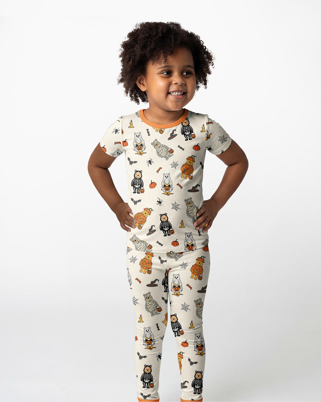 Zweiteiliges, kurzärmliges Pyjama-Set mit Marienkäfern