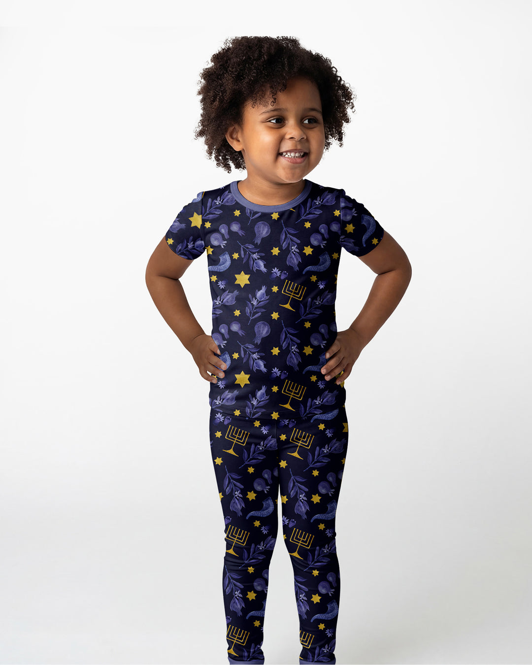 Zweiteiliges, kurzärmliges Pyjama-Set mit Marienkäfern