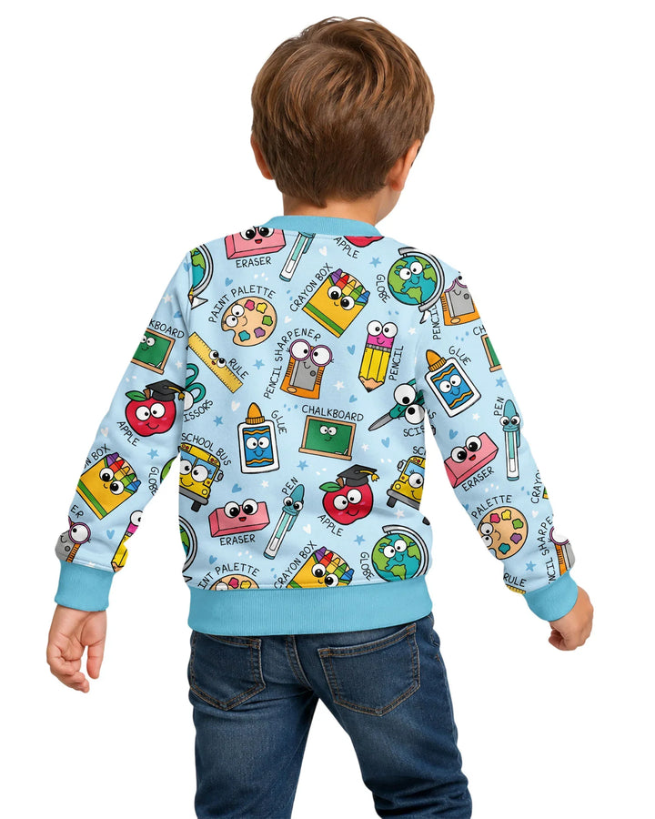 Happy School Pals Bamboo Crewneck Sweatshirt