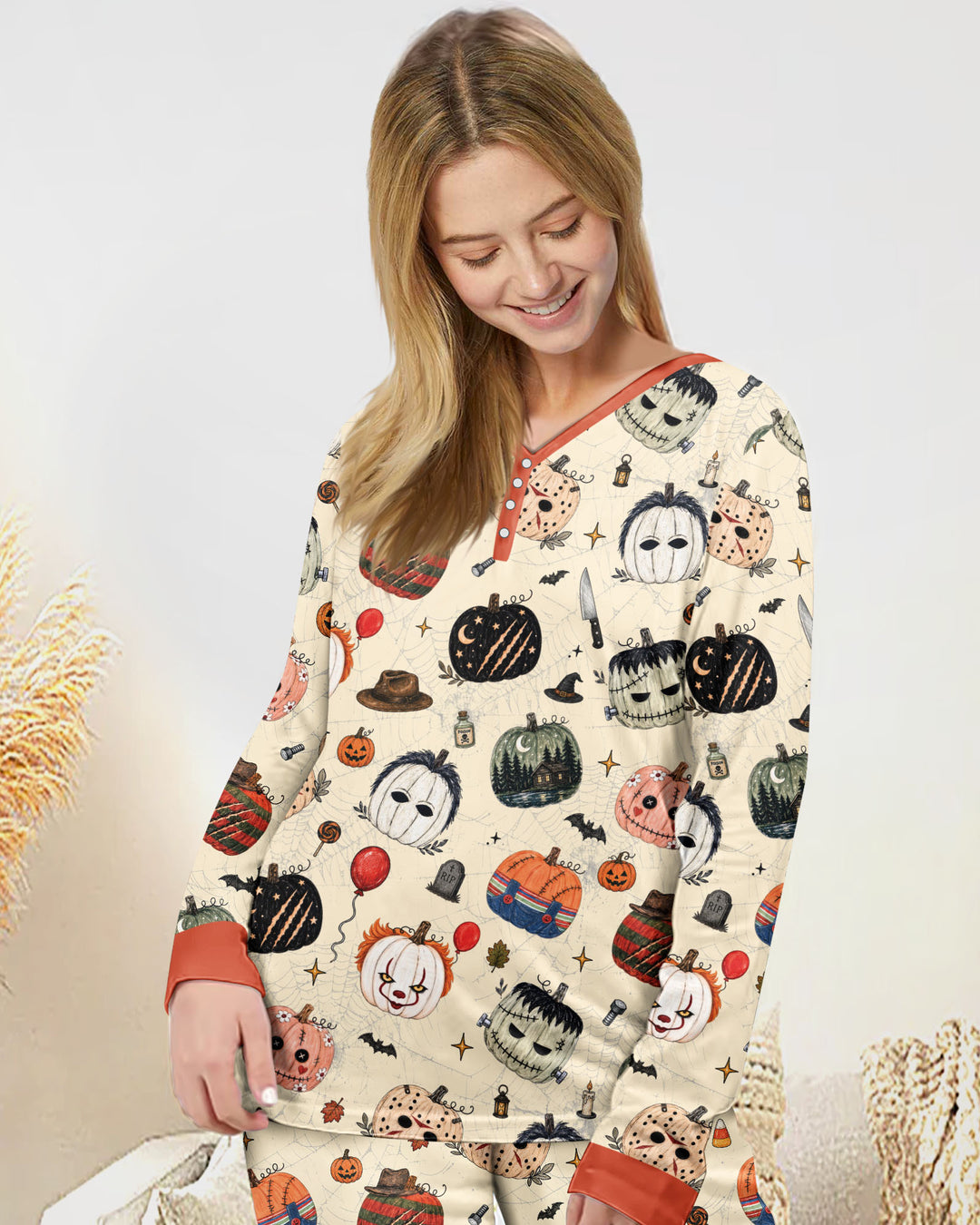 Vorlage Bambus Damen Pyjama Set