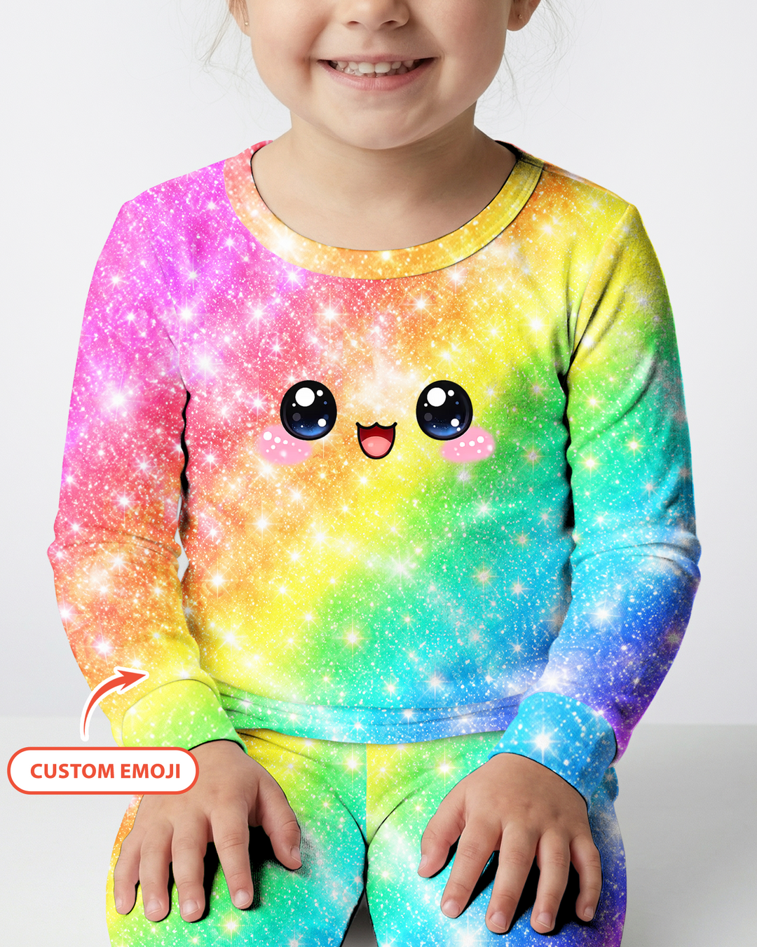 Cute Dumplings Emoji Gift For Squishy Hunter Bamboo Two Piece Long Sleeve Pajama Set