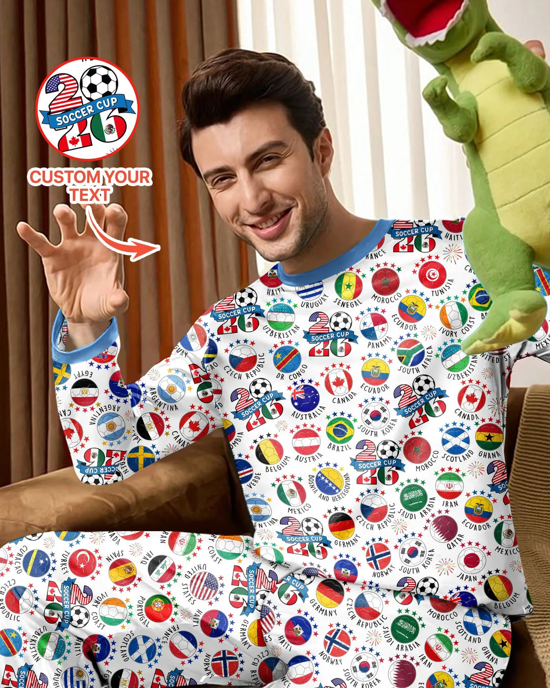 Vorlage Bambus-Pyjama-Set für Herren