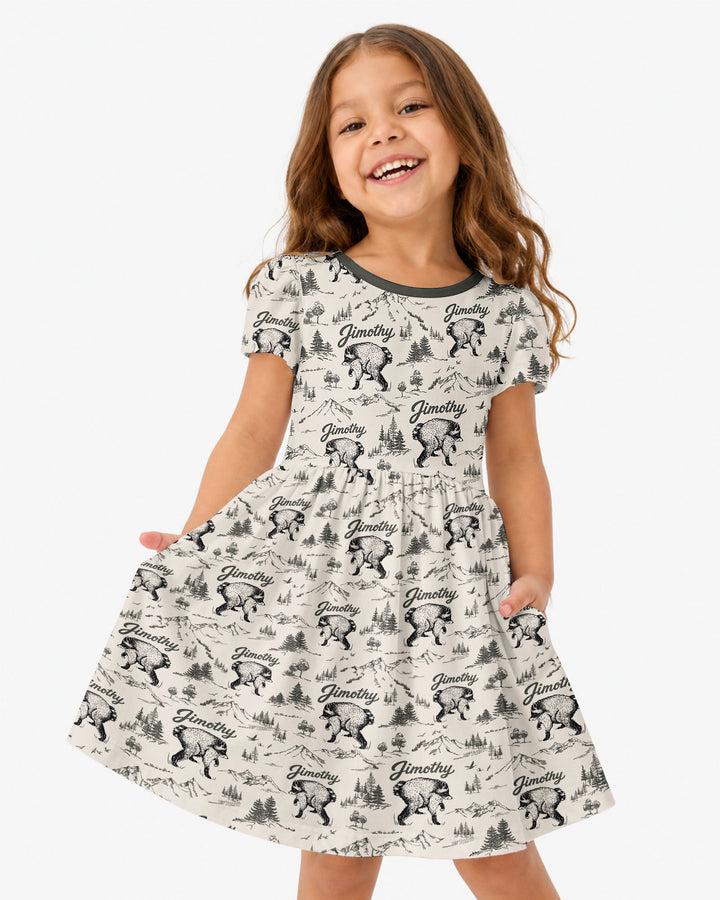 Vorlage Bambus Twirl Kleid