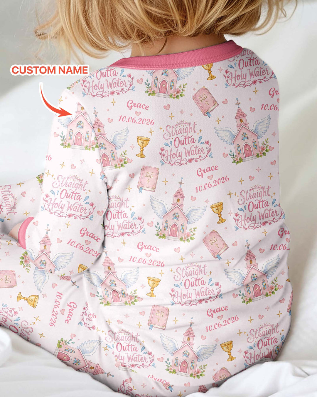 Gerippte Babykleidung mit individuellem Foto - Weich &amp; Skizzenhaft