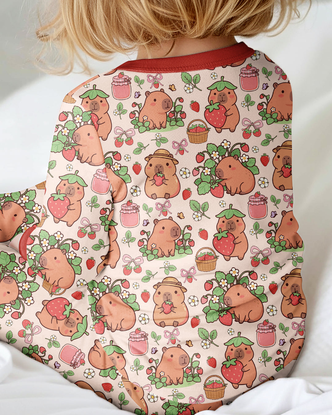 Capybara Strawberry Bamboo Convertible Zippy