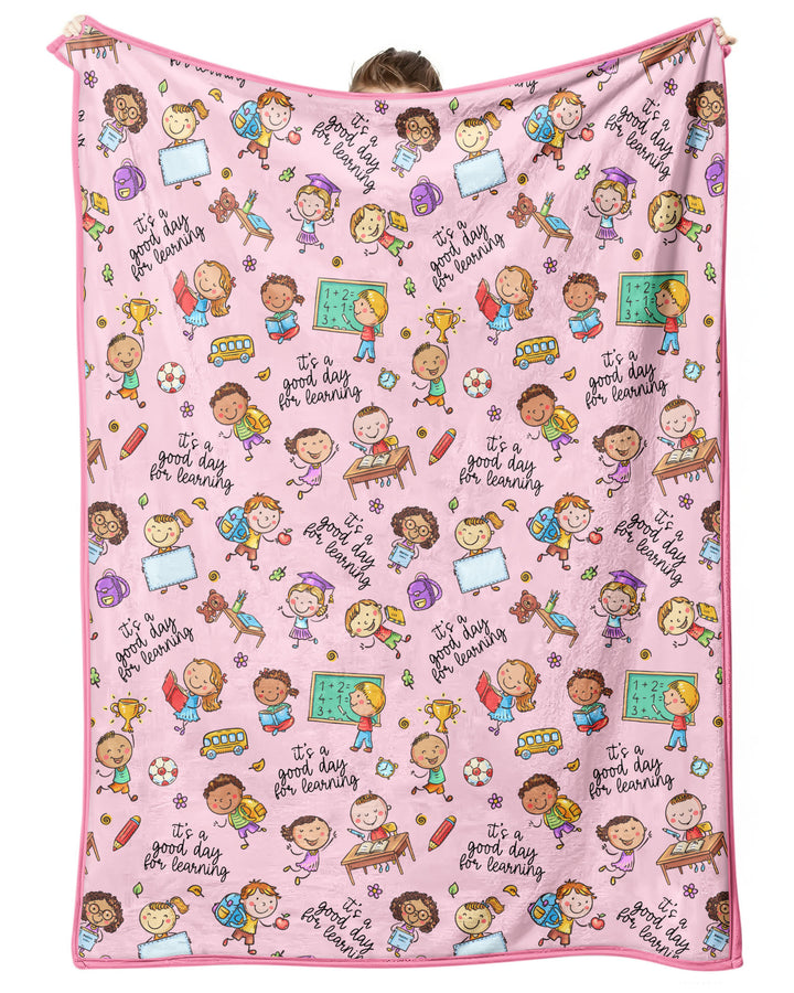 Little Learners Adventure Bamboo Blanket