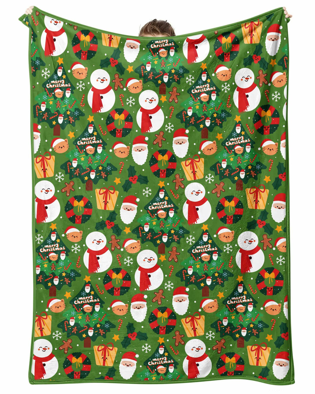Snowmen Funny Bamboo Blanket