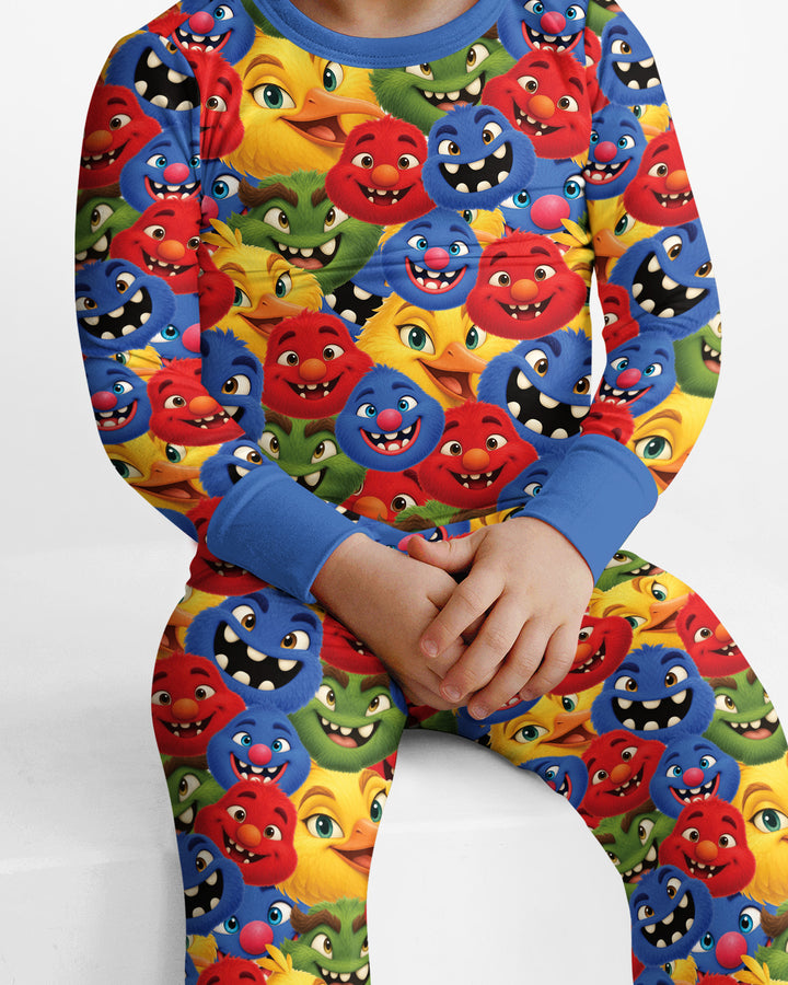 Let Have Some Fun Bamboo Two Piece Long Sleeve Pajama Set