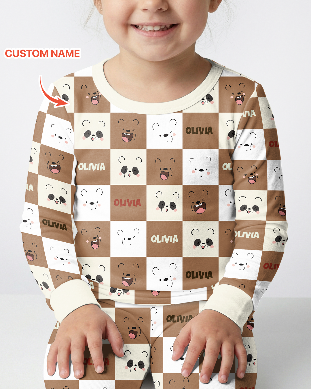 I Am Baby Bears Bamboo Two Piece Long Sleeve Pajama Set