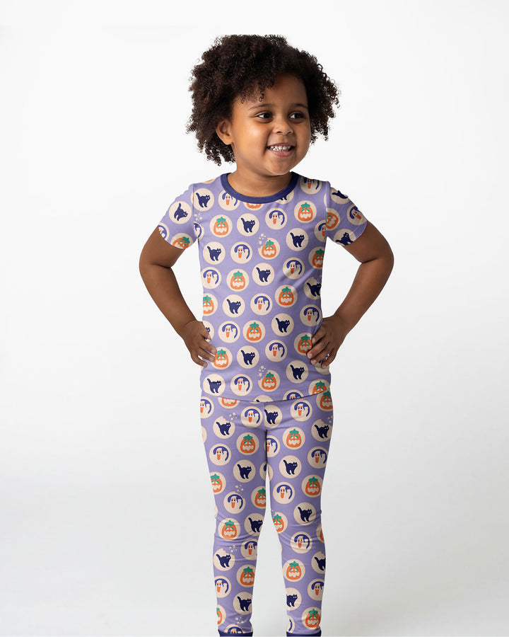 Zweiteiliges, kurzärmliges Pyjama-Set mit Marienkäfern