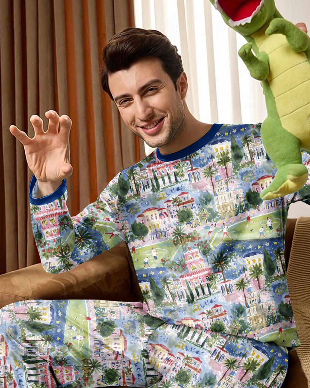 Soccer Tour 2026 Bamboo Men's Pajama Set