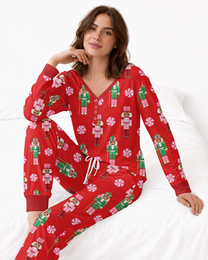 Pink Nutcracker Dreams Bamboo Women Pajama Set