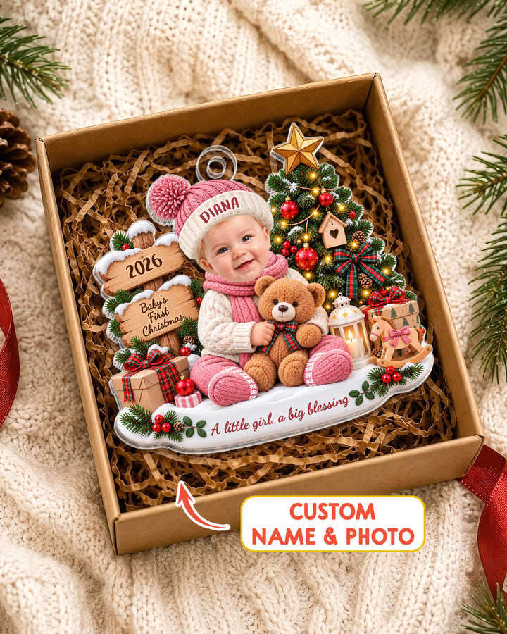 Happy Christmas My Baby Acrylic Ornament