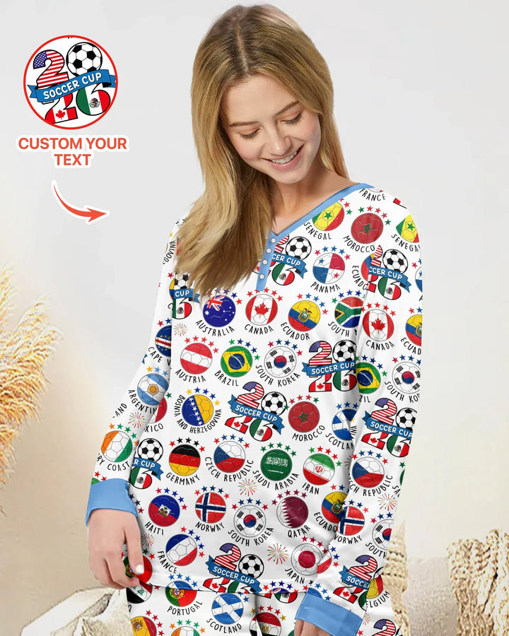 Vorlage Bambus Damen Pyjama Set