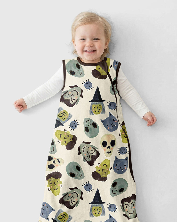 Halloween Face Bamboo Sleep Bag