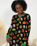 Gott sagt, ich bin Juneteenth Blessings Bambus Damen Pyjama Set
