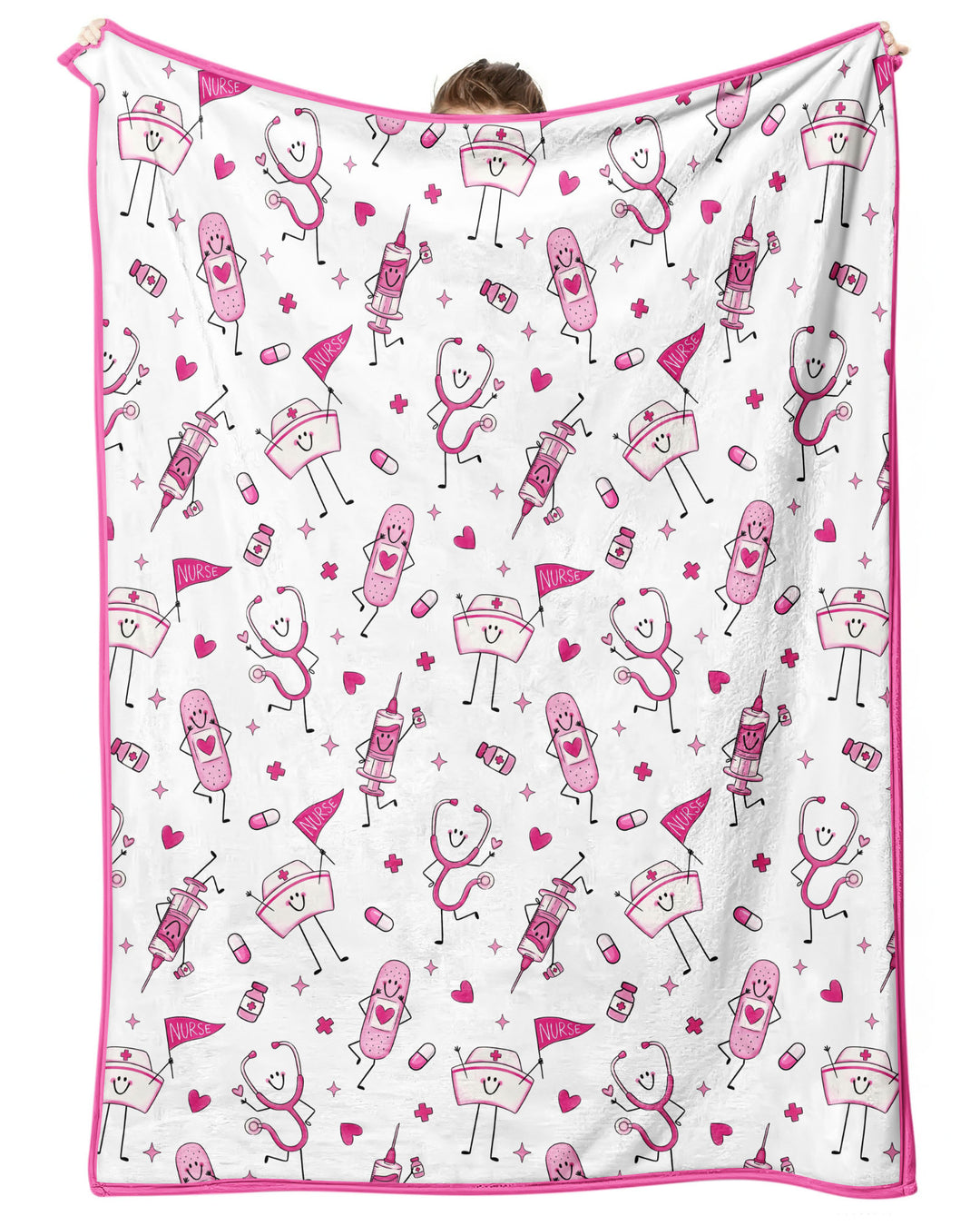 Cute Nurse Crew Bamboo Blanket