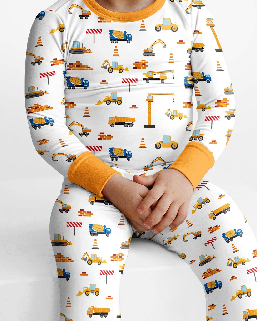Construction Bamboo Two Piece Pajama Set