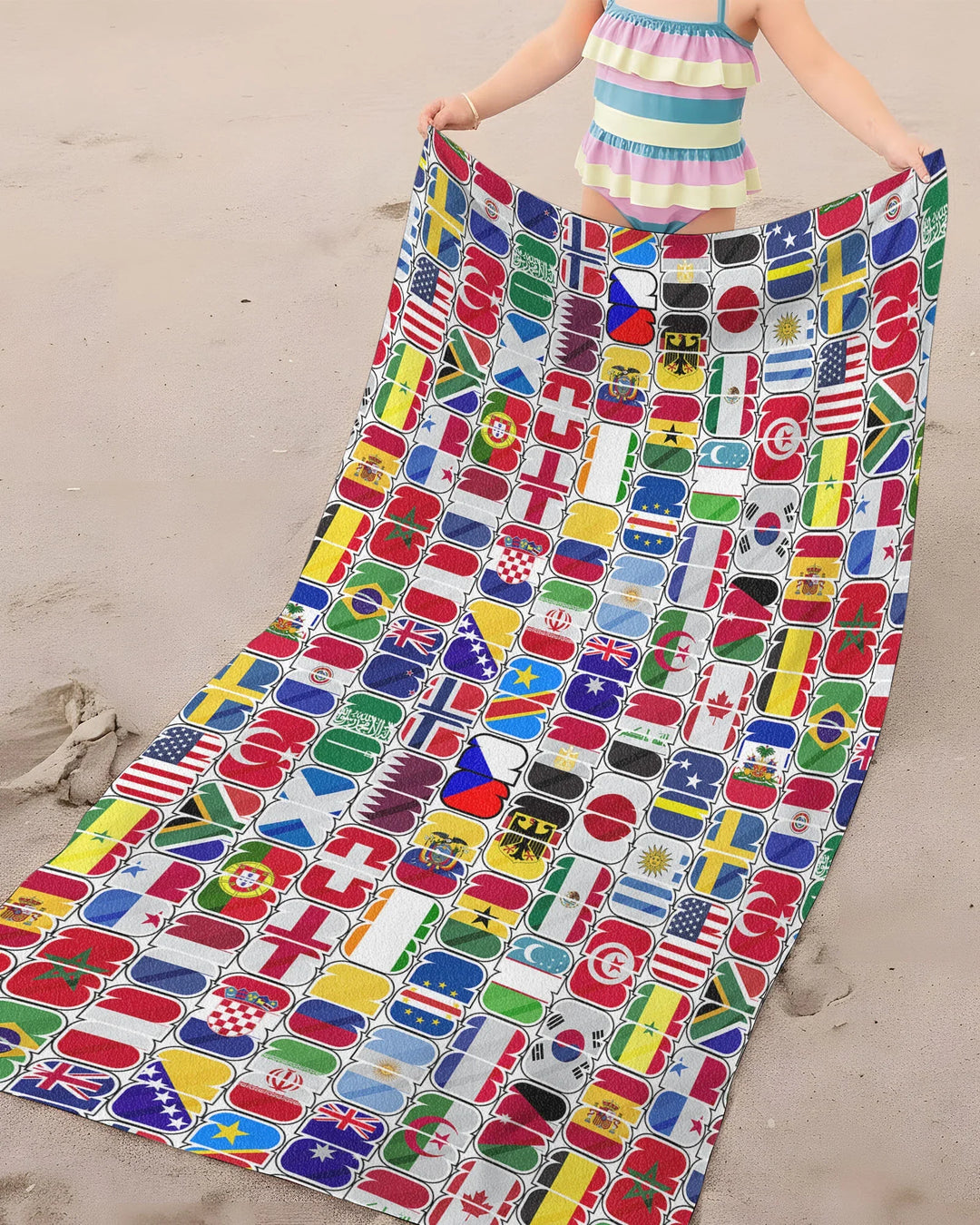 Vorlage Bambus-Strandtuch