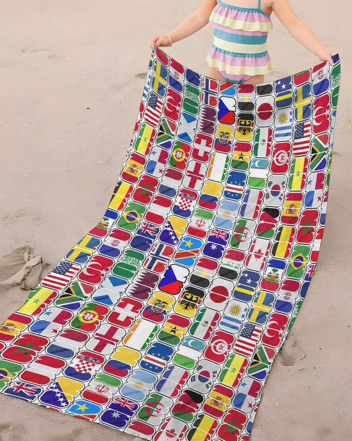 Vorlage Bambus-Strandtuch