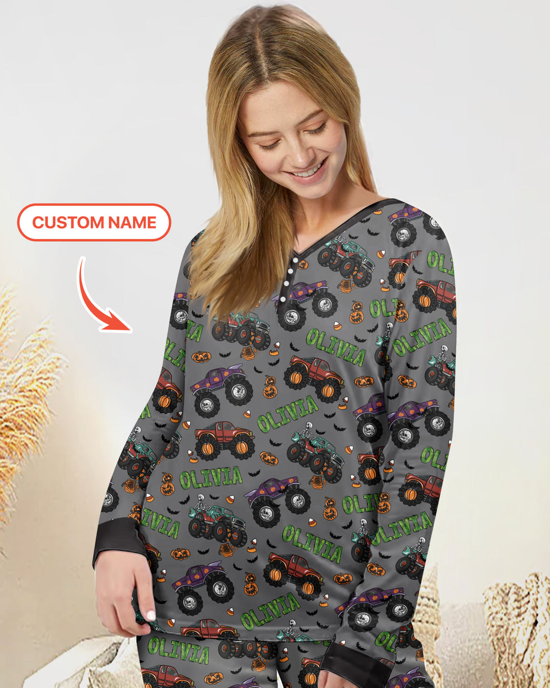 Vorlage Bambus Damen Pyjama Set