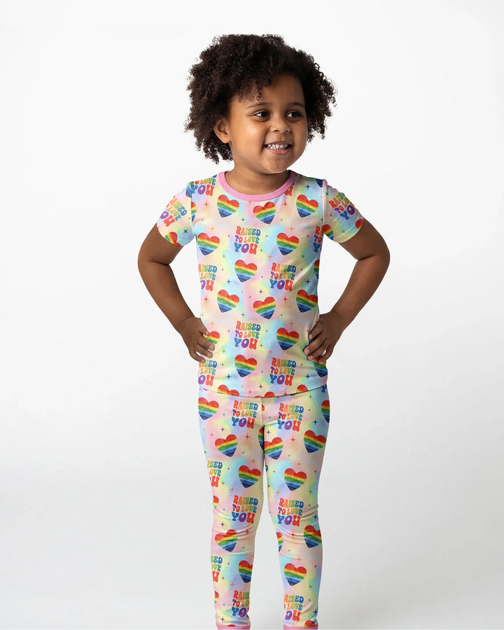 Zweiteiliges, kurzärmliges Pyjama-Set mit Marienkäfern