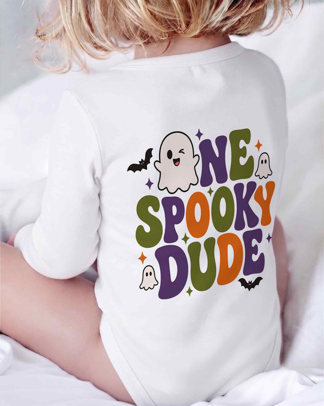 Personalized Halloween First Birthday Bamboo Bodysuit