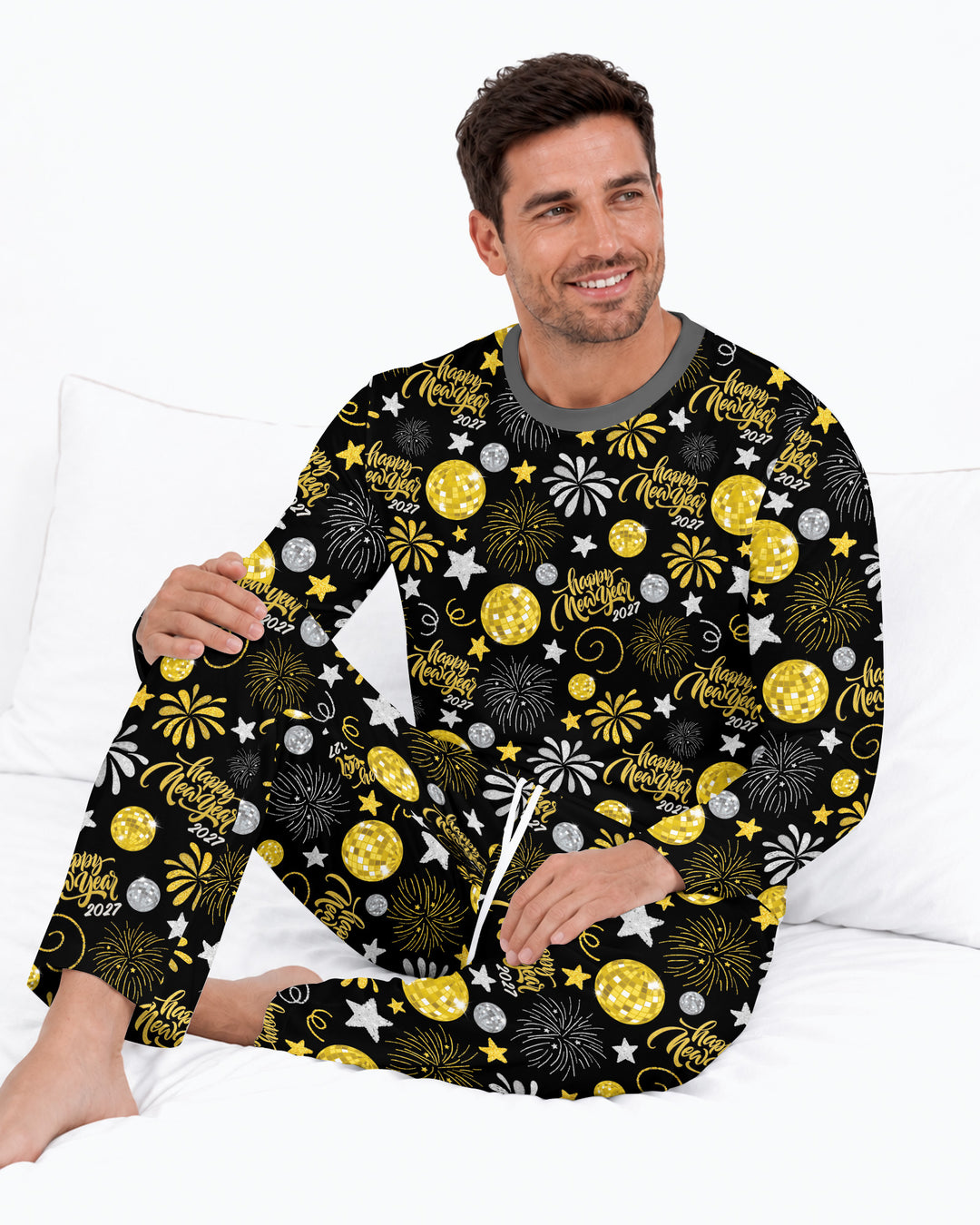 New Year's Eve Celebration 2027  Bamboo Men's Pajama Set