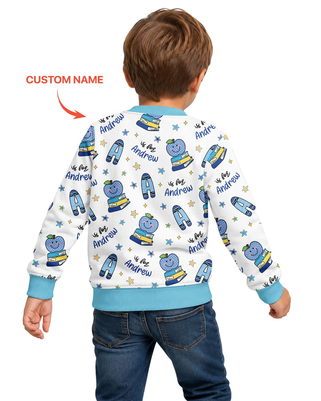 Custom Template Bambus-Rundhals-Sweatshirt