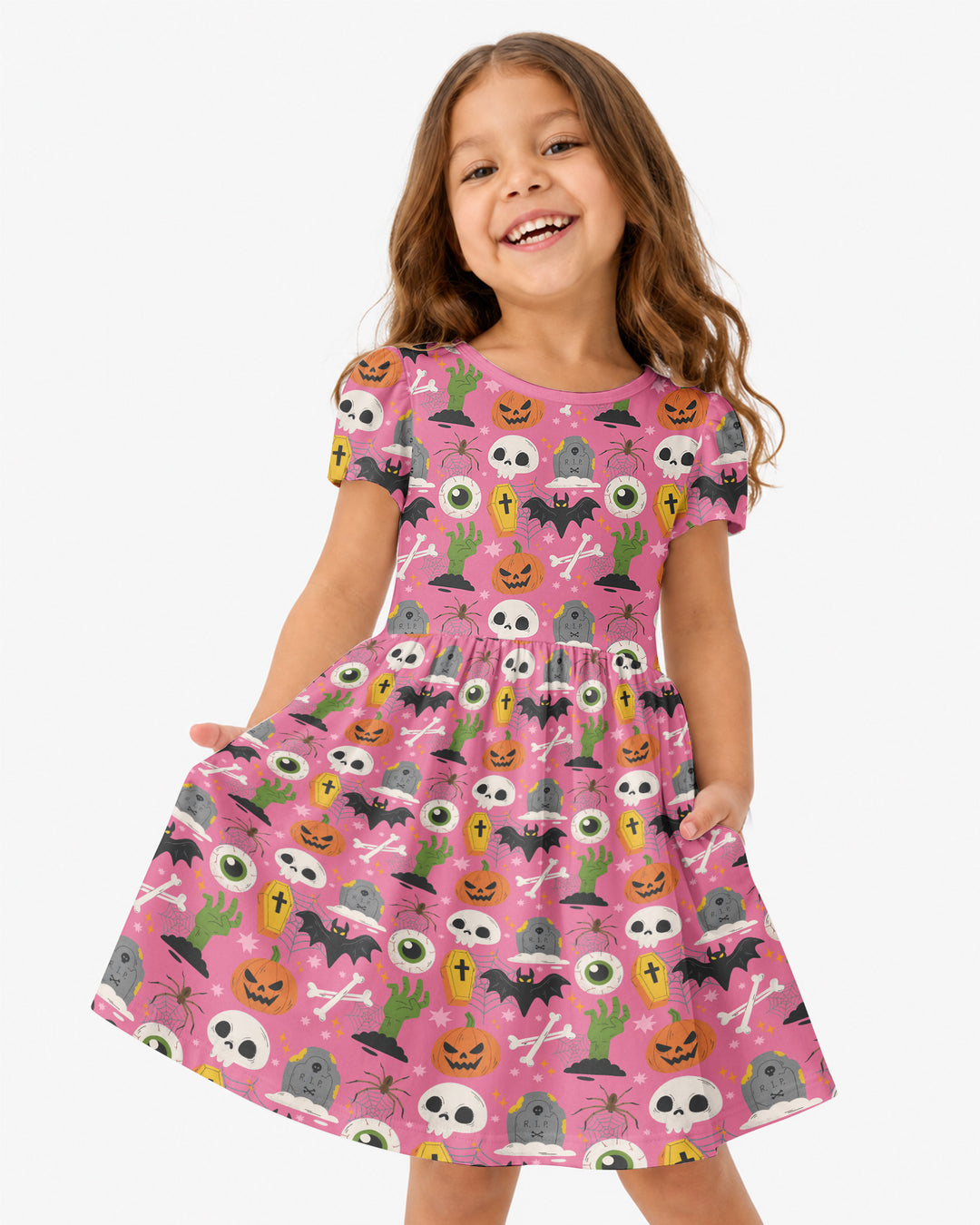 Little Monsters Bamboo Twirl Dress