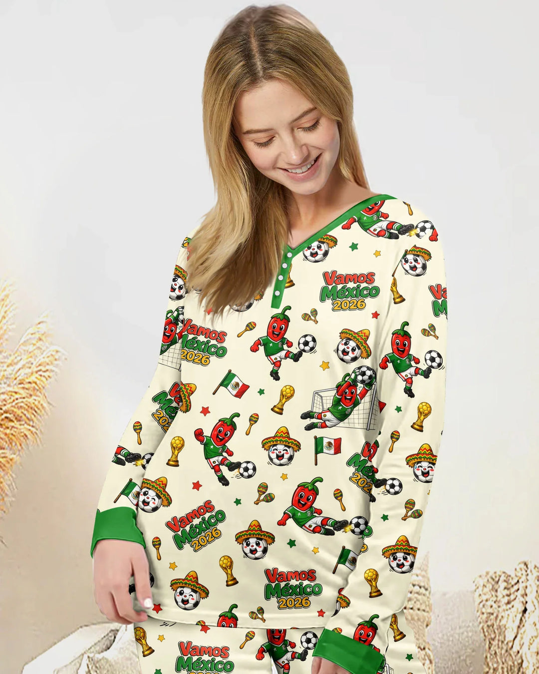 Vorlage Bambus Damen Pyjama Set