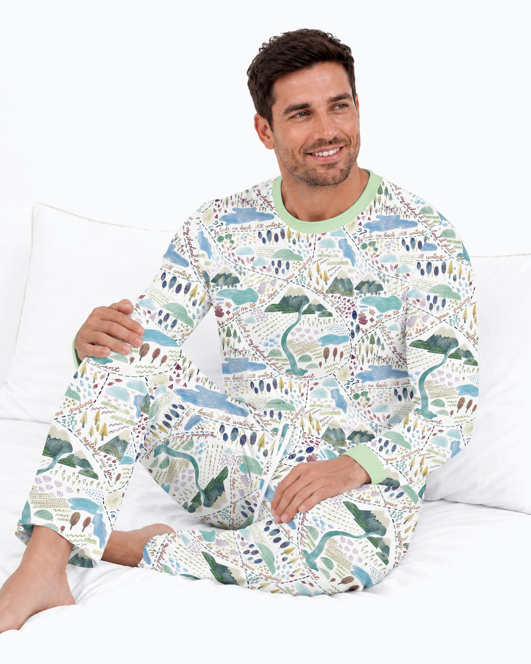 Vorlage Herren-Pyjama-Set