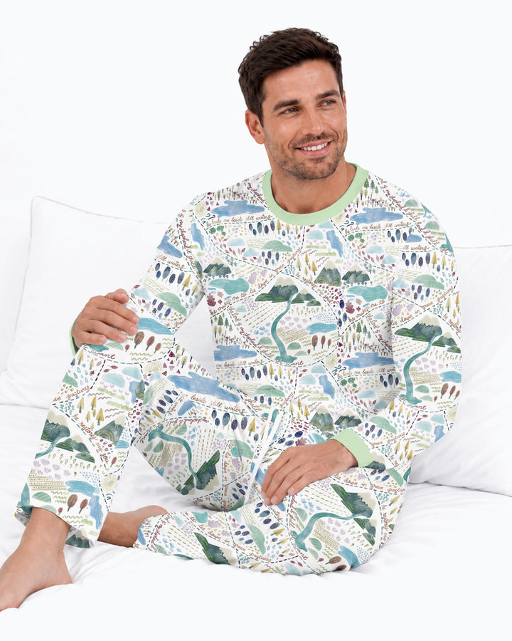 Vorlage Herren-Pyjama-Set