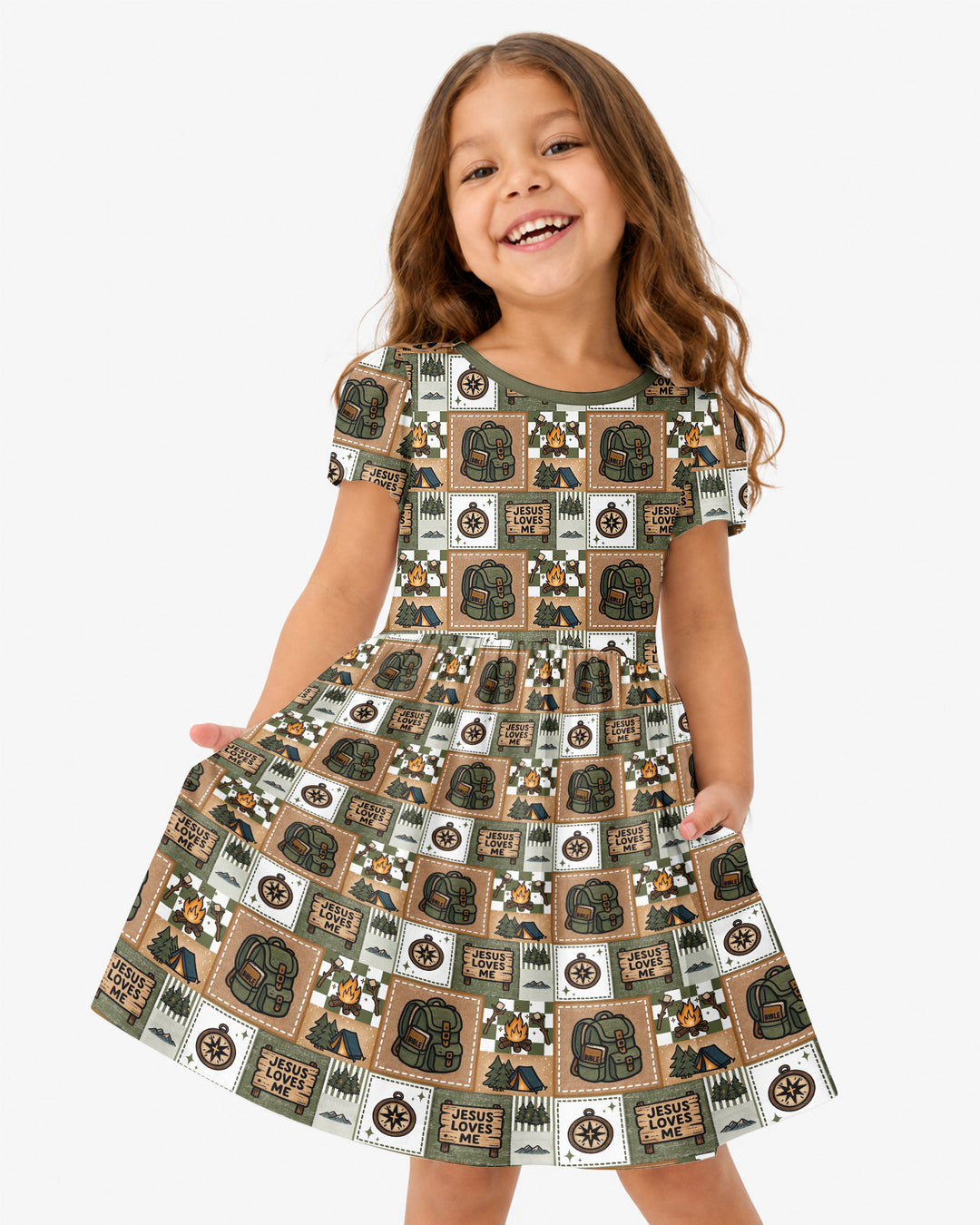 Vorlage Bambus Twirl Kleid