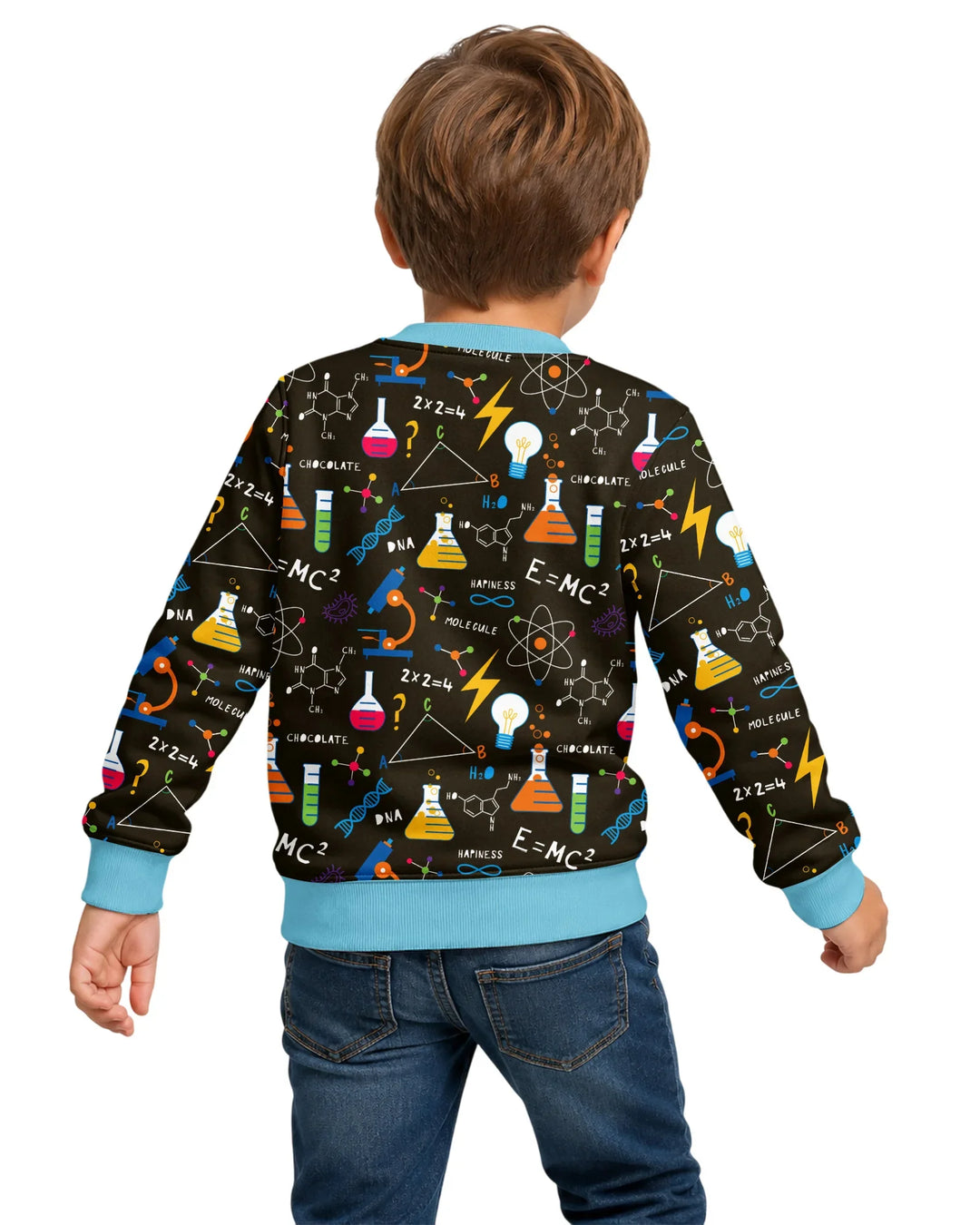 Baseball-Sweatshirt mit Rundhalsausschnitt aus Bambus und christlichem Motiv