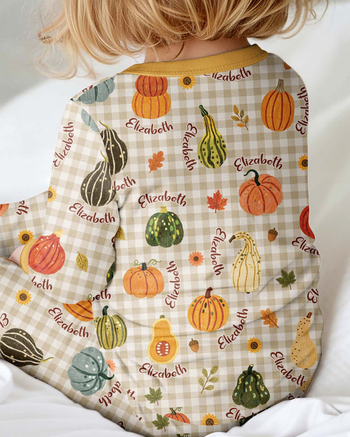 Pumpkin Patch Custom Name Bamboo Convertible Zippy