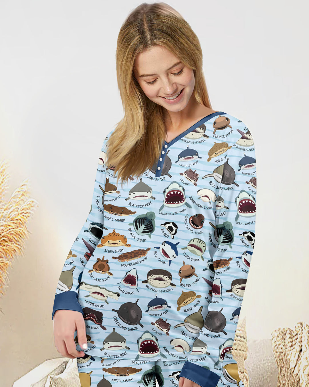 Vorlage Bambus Damen Pyjama Set