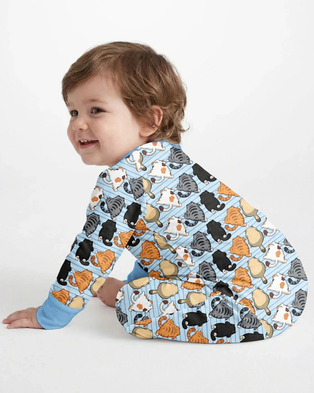 Gerippte Babykleidung mit individuellem Foto - Weich &amp; Skizzenhaft
