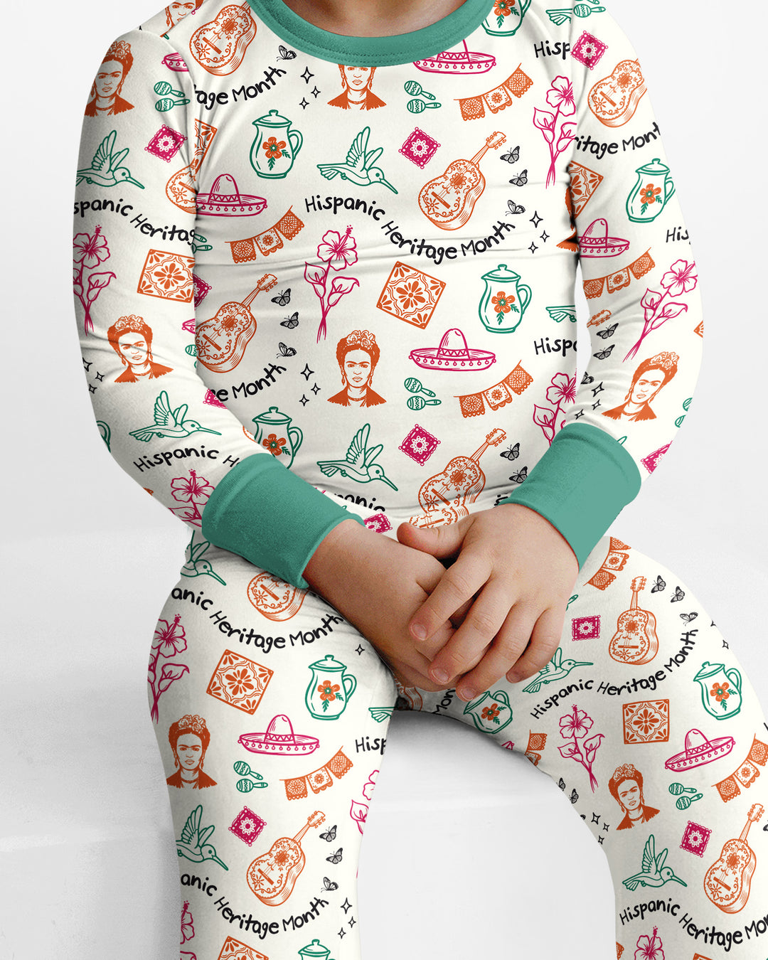 Hispanic Heritage Month Bamboo Two Piece Long Sleeve Pajama Set