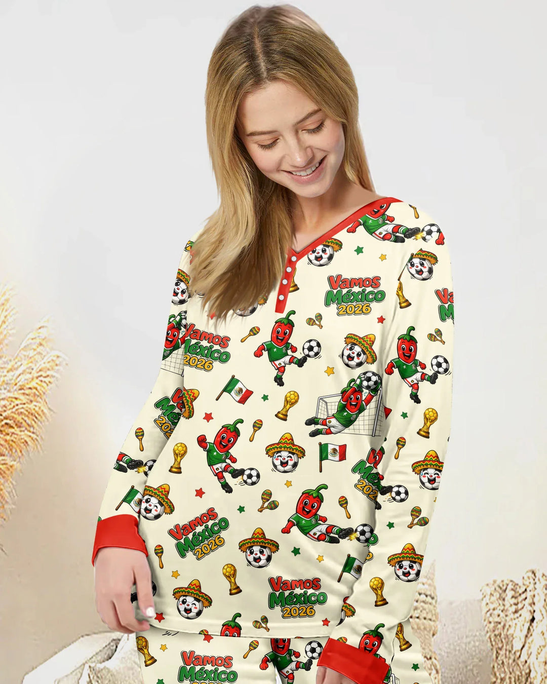 Vorlage Bambus Damen Pyjama Set