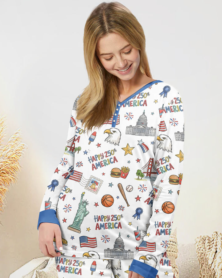 Vorlage Bambus Damen Pyjama Set