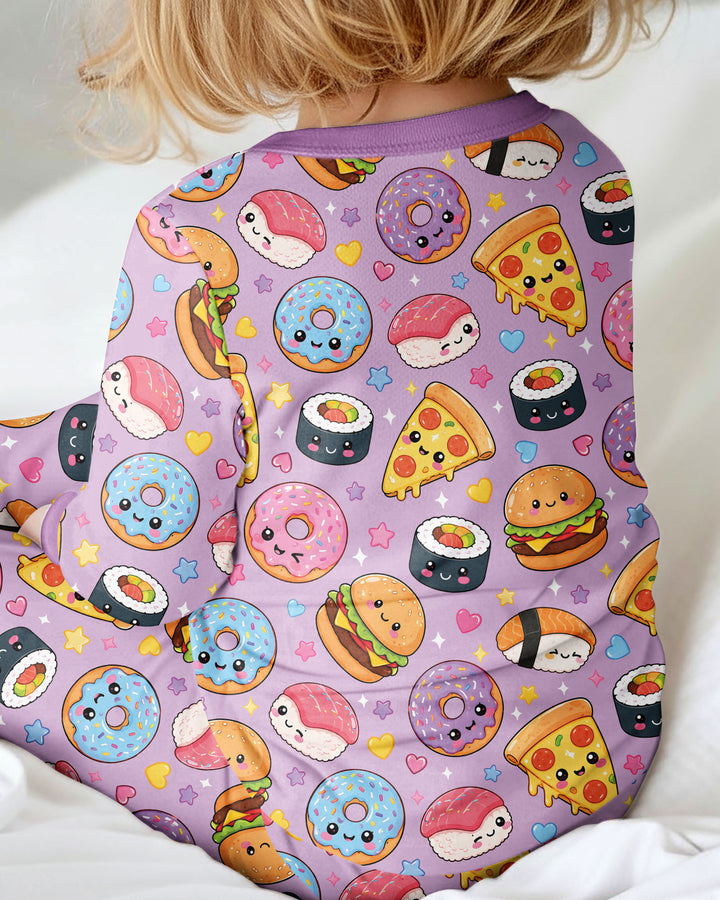 Kawaii Snack Party Bamboo Convertible Zippy