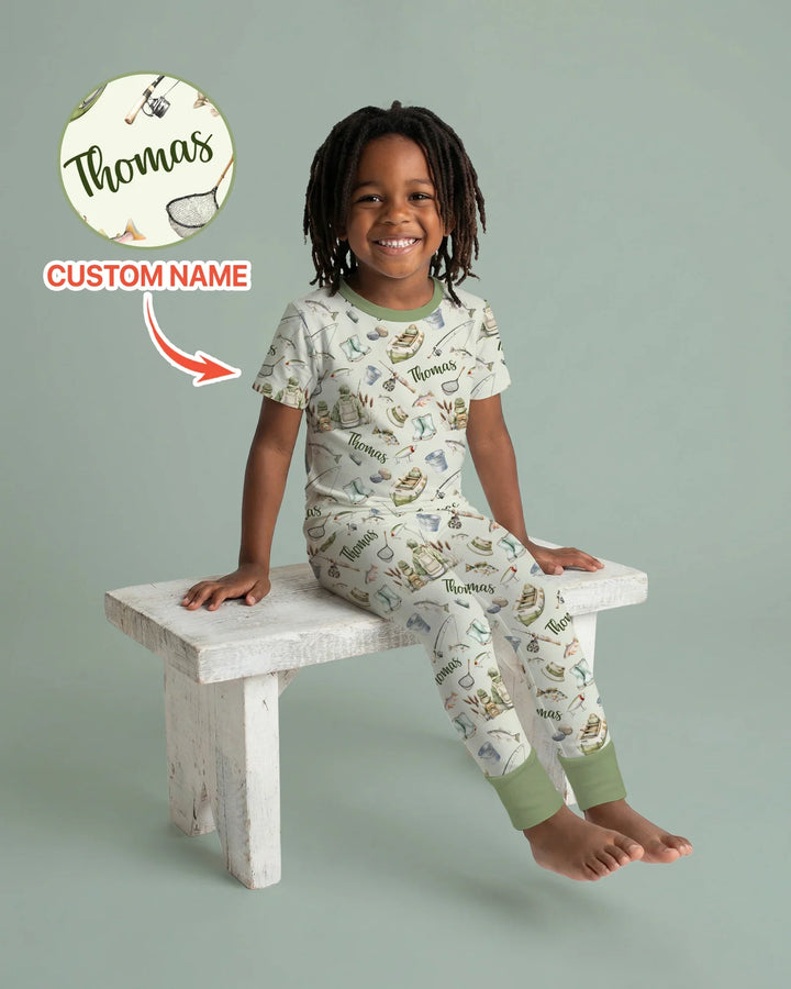 Zweiteiliges, kurzärmliges Pyjama-Set mit Marienkäfern