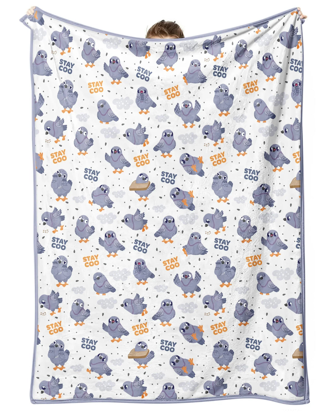 Pigeon Stay Coo Bamboo Blanket