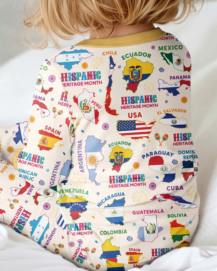 Hispanic Heritage Month Country Flags Bamboo Convertible Zippy