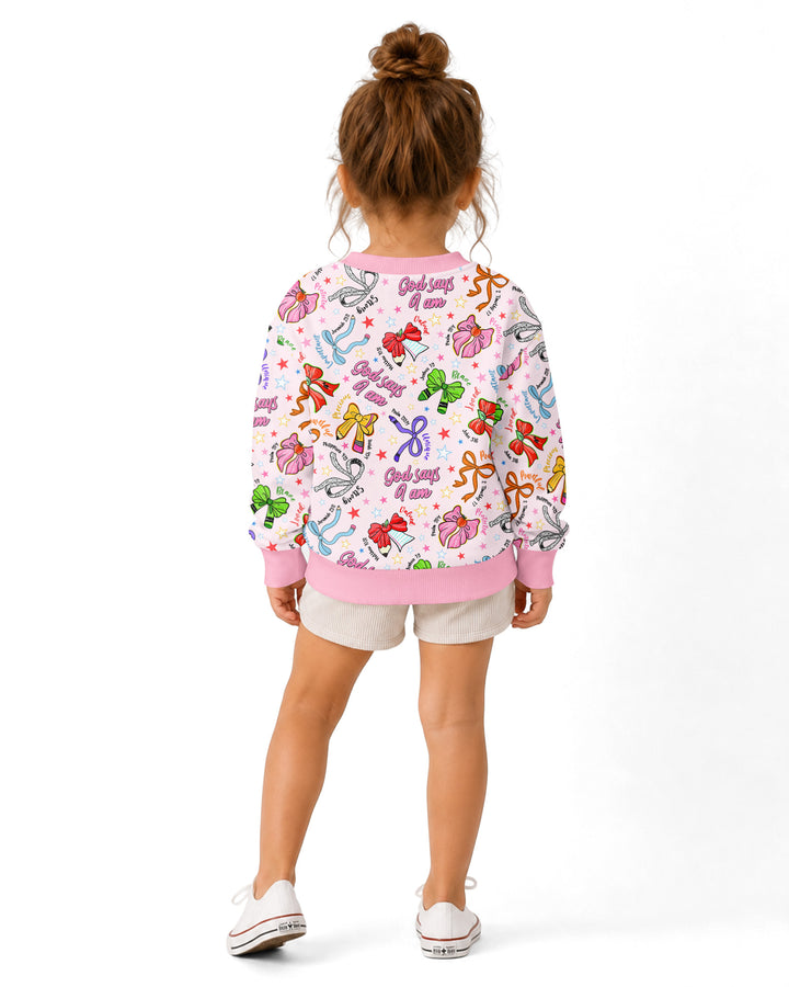 Sweatshirt mit Rundhalsausschnitt aus Bambusfaser
