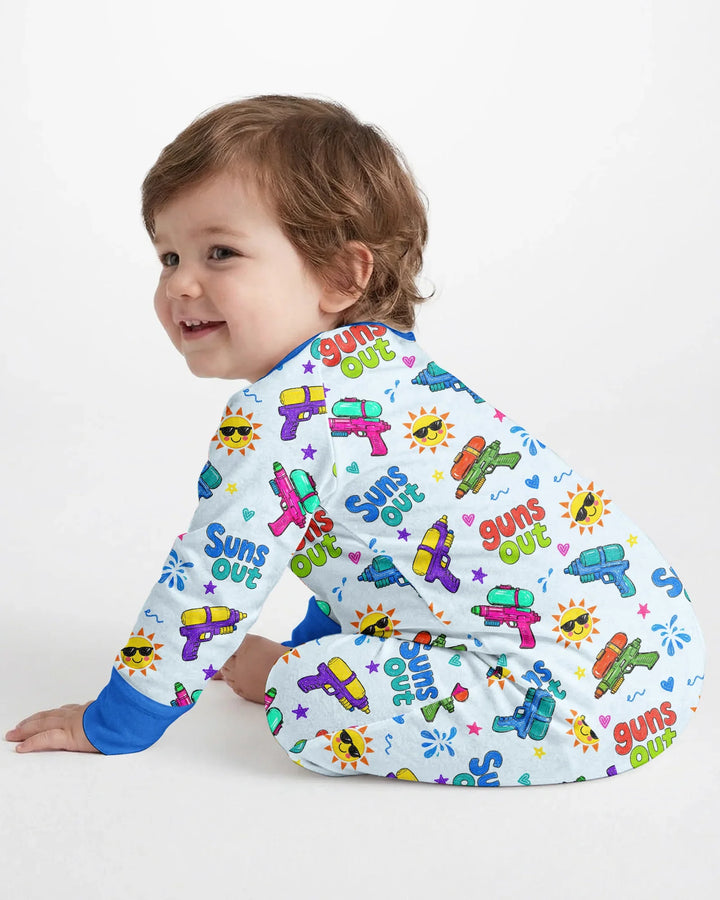 Gerippte Babykleidung mit individuellem Foto - Weich &amp; Skizzenhaft