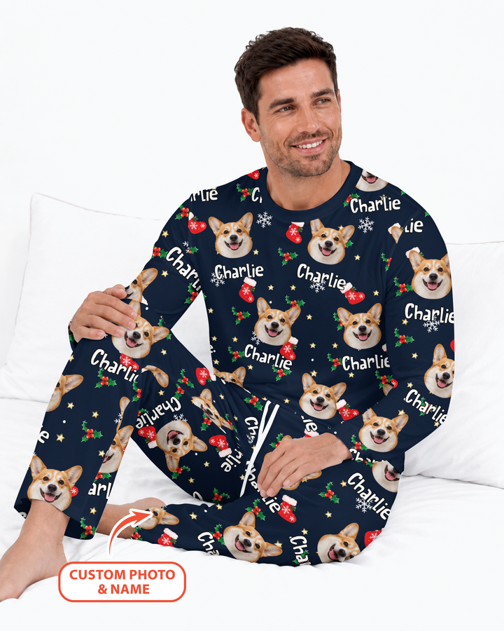My Furry Christmas Bamboo Men's Pajama Set