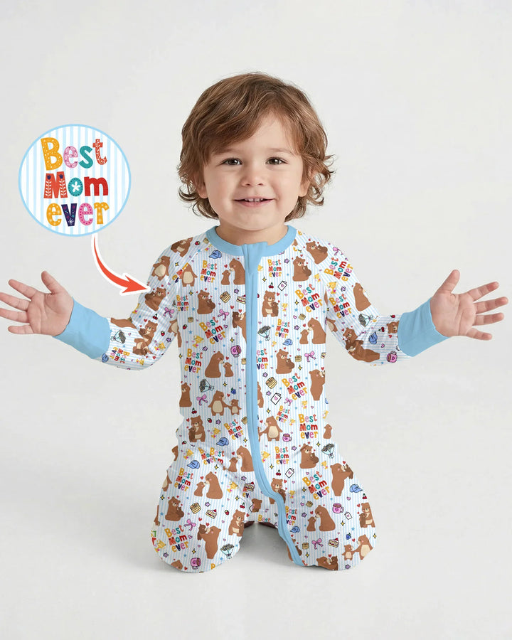 Gerippte Babykleidung mit individuellem Foto - Weich &amp; Skizzenhaft