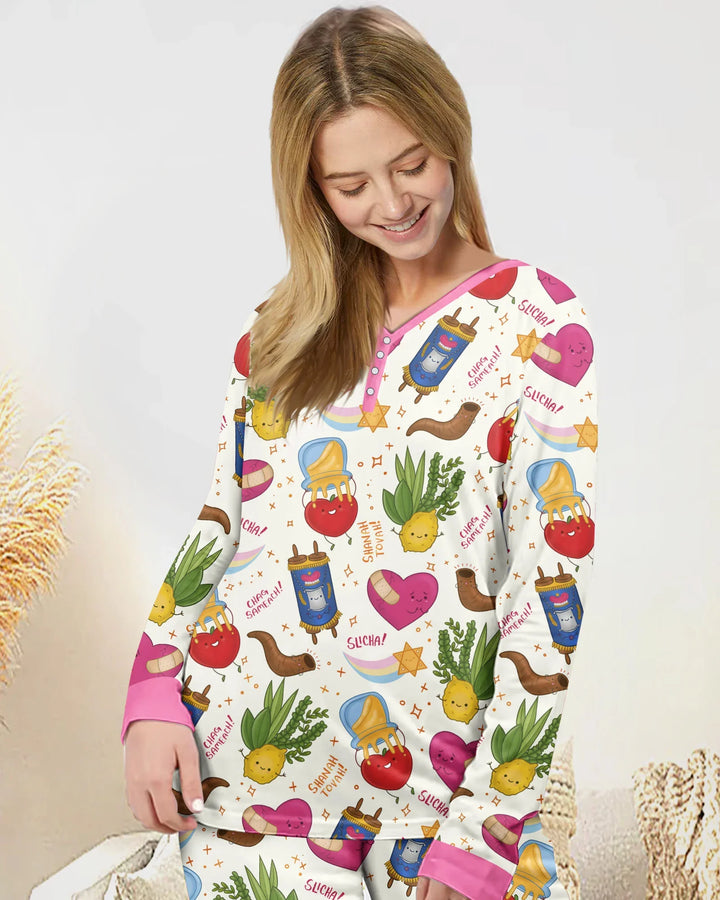 Vorlage Bambus Damen Pyjama Set